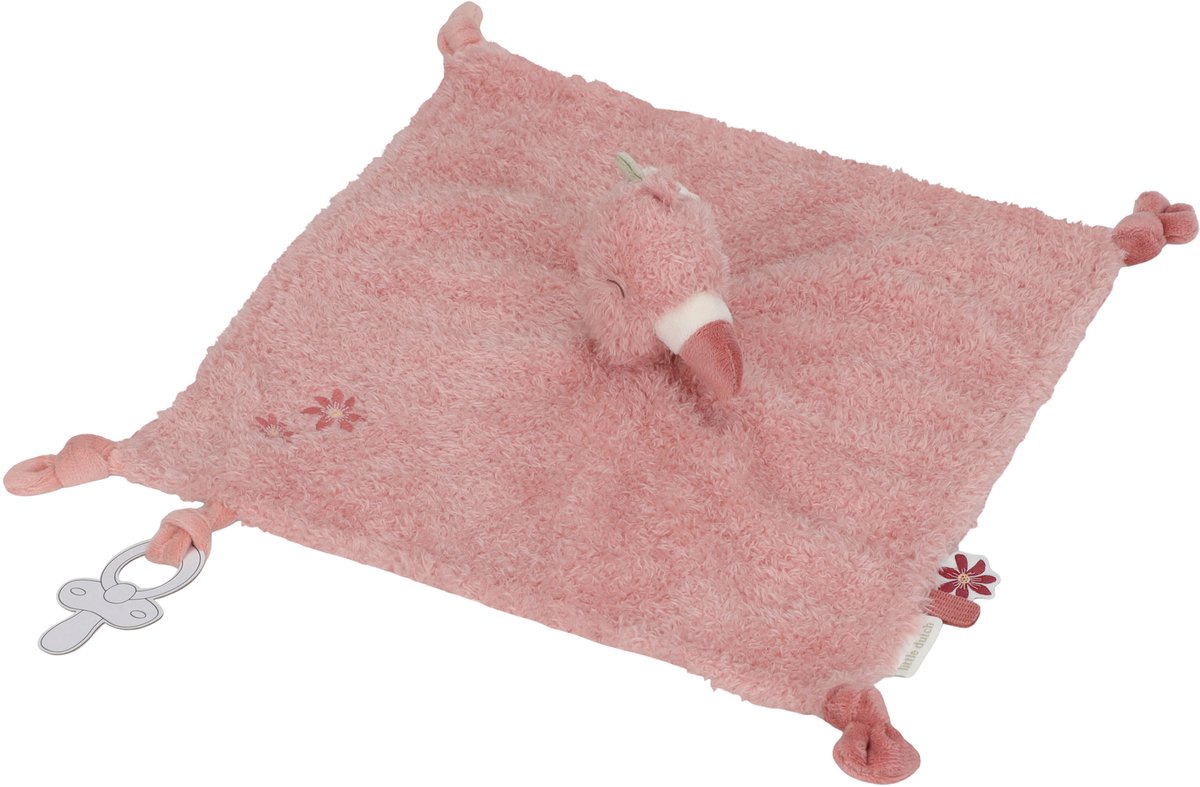 Little Dutch Safari Friends Knuffeldoekje Flamingo — afbeelding 7