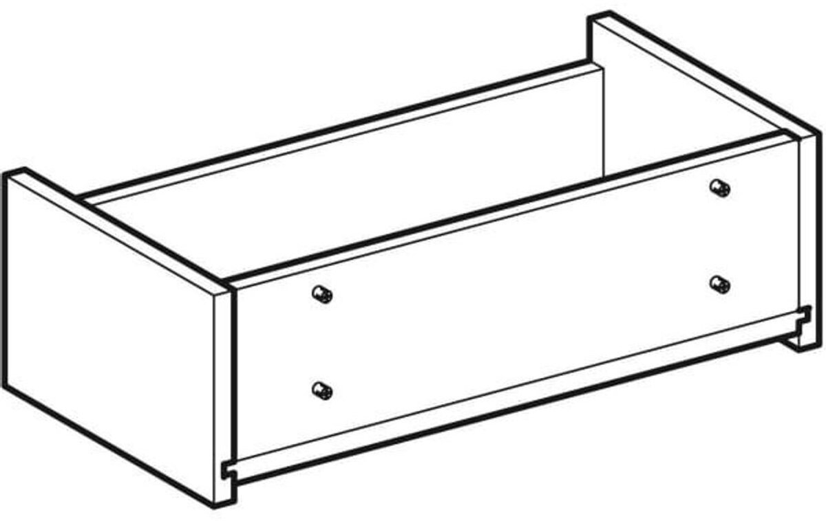Geberit GE lade voor iCon onderkast voor HWB breedte 53 cm, 598886000