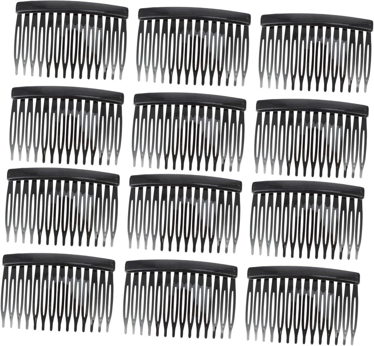 Haarkam Set - Accessoires Dames - Haar Styling - Brede Tanden - 50 Stuks - Transparant