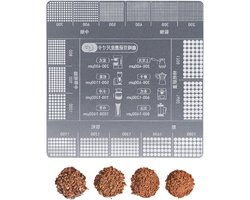 Koffie Maalgereedschap - Koffie Maat - Koffie Bereiding - 16 Instelniveaus - 7 x 7 x 1 cm - Zilver