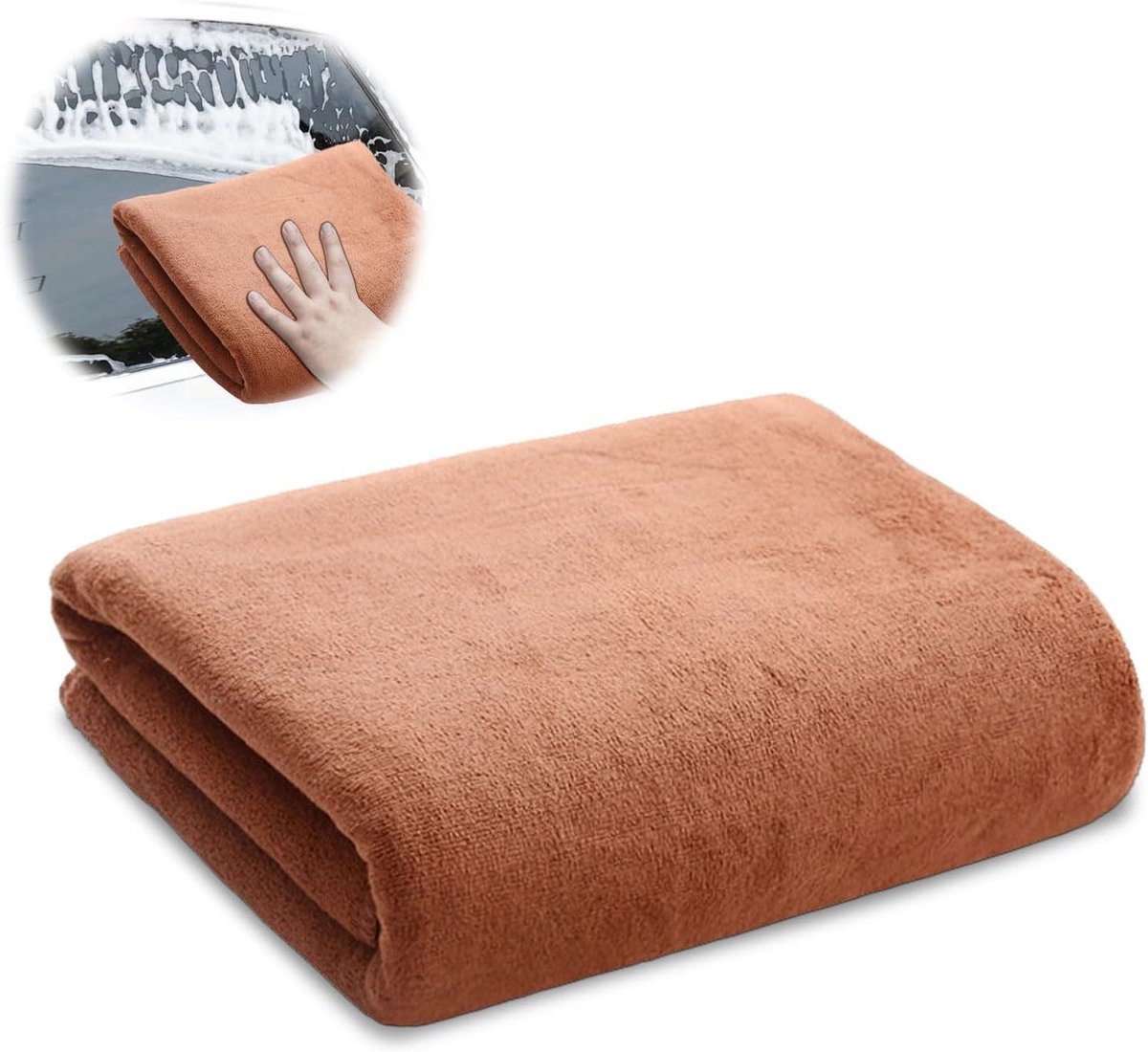 Auto Detailing Handdoeken - Microfiber Doeken - Auto Drogen - Ultra Absorberend - 30 x 70 cm - Koffiebruin