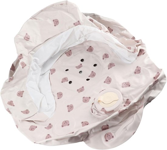 Dailygoods - Opblaasbare Babystoel - Verstelbare Peuterstoel - Duurzaam en Veilig - Opvouwbaar - Geschikt voor Reis en Thuis - PVC - Voor Baby en Peuter van Dailygoods — afbeelding 4