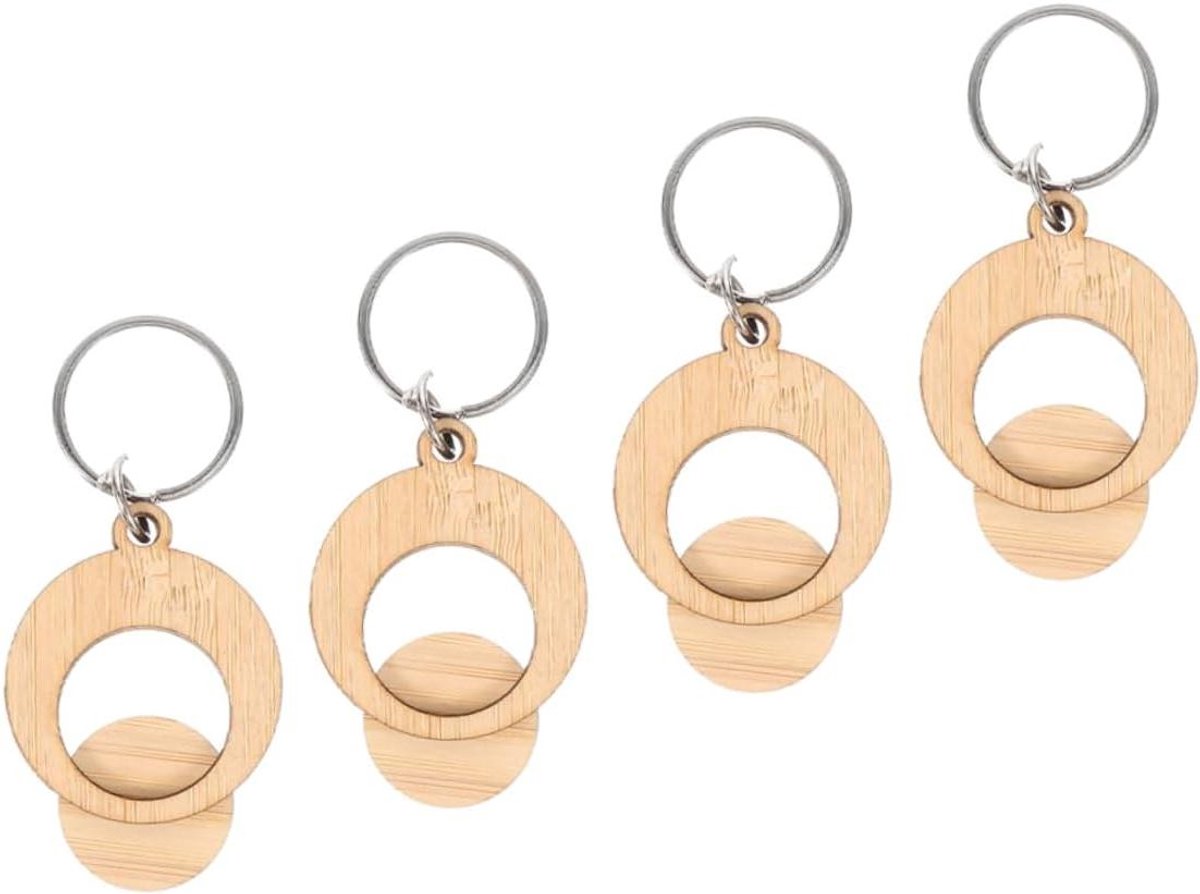 Winkelwagen Muntjes - Trolley Tokens - Boodschappen Doen - Solide Textuur - 6.5 cm - Bruin