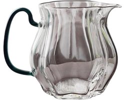 Melkschuimkruik 2 stuks - Melkbeker Latte Art - Koffie Dranken Maken - Precisie Giet Tuit - 200ml - Groen Handvat