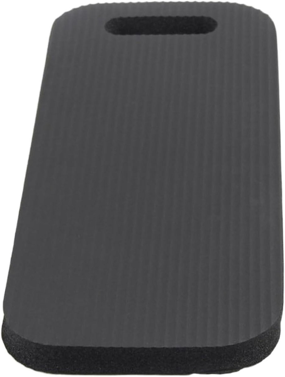 Dik kniekussen - Kniebeschermer mat - Comfortabel trainen - Schokabsorberend ontwerp - 27 x 22 cm - Zwart