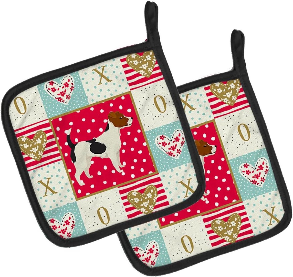 Pannenlappen Set - Keuken Textiel - Keuken Bescherming - Hittebestendige Isolatie - 7.5 x 7.5 Inch - Multicolor