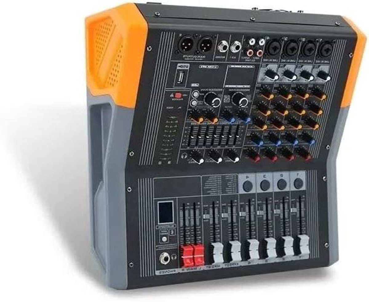 Digitaal Mengpaneel - Studiomixer Geluid - Muziek Productie - Veelzijdige Functionaliteit - 420x135x335 cm - Zwart