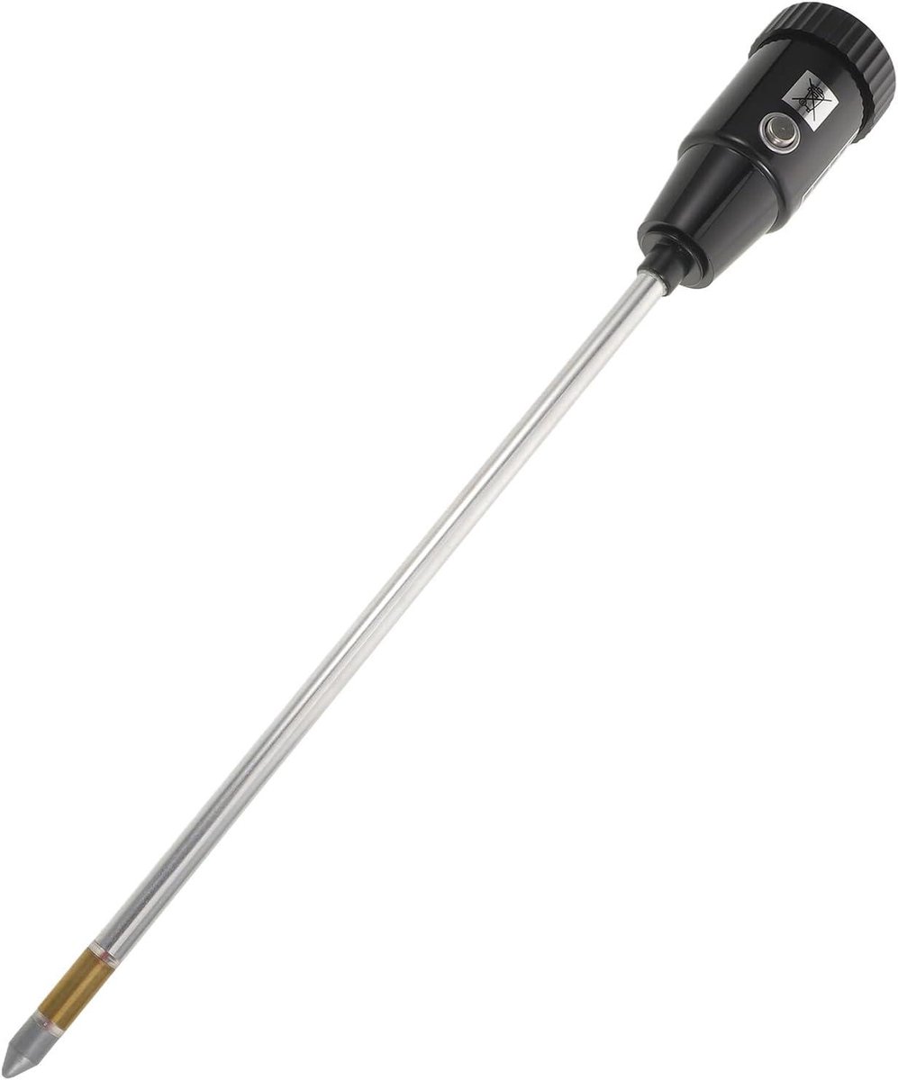 Bodemvochtigheidsmeter pH Tester - Bodemtester Vochtmeter - Planten Verzorgen - Lange Nauwkeurige Probe - 41 cm - Zwart