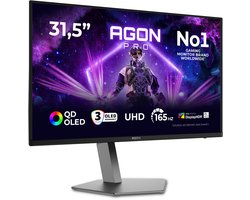 AOC AGON PRO AG326UD - 4K OLED Gaming Monitor - HDR400 - USB-hub - 165Hz - 32 inch