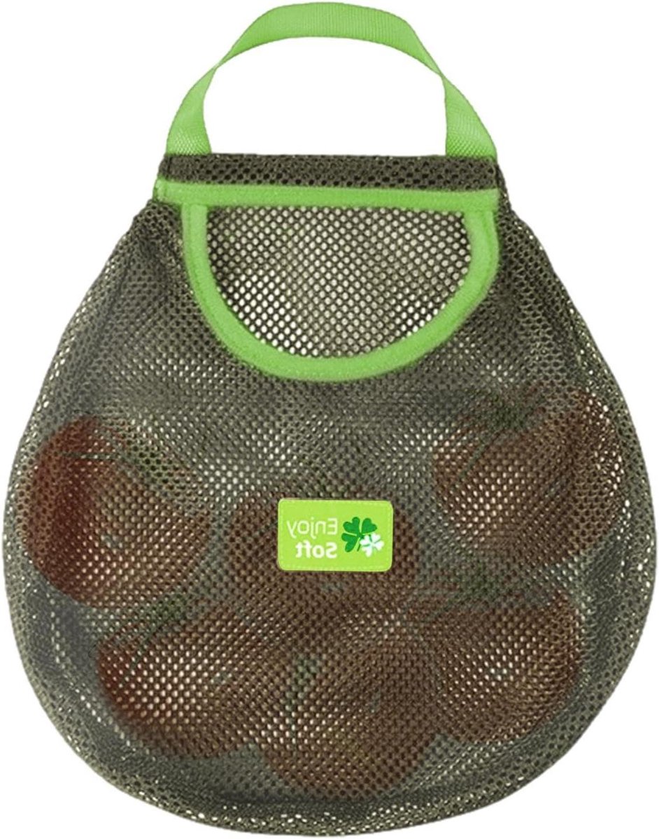 Netzak Opbergzak - Herbruikbare Tas - Producten Bewaren - Grote Capaciteit - 39 x 27 cm - Wit