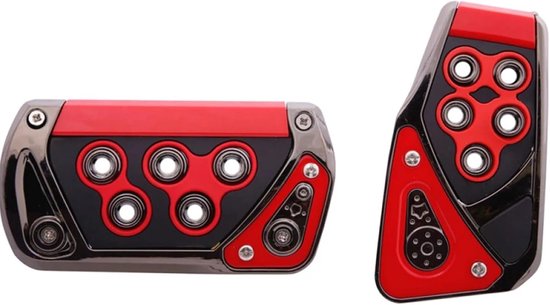 Auto Pedaal Covers - Set Antislip - Veiliger Rijden - Eenvoudige Montage - 2 Stuks - Rood — afbeelding 5