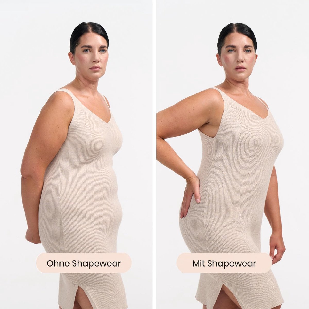 cfab - Corrigerende slip met hoge taille - Zwart - 5XL