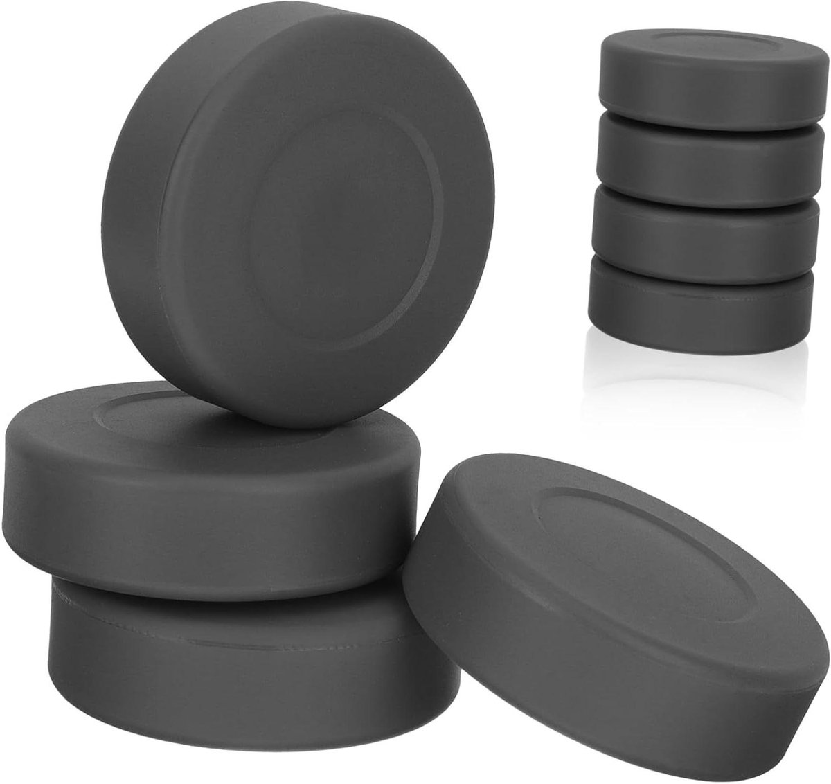Hockey Pucks - Oefenballen - Sport Training - Hoge Hardheid - 7x7cm - Zwart