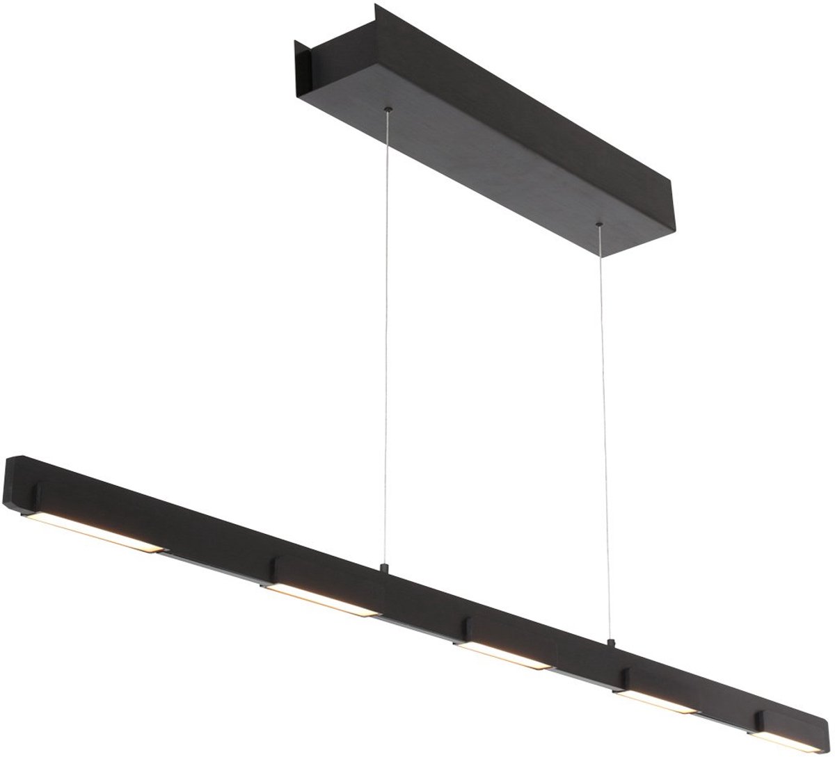 Steinhauer Hanglamp Bloc L 120cm Zwart
