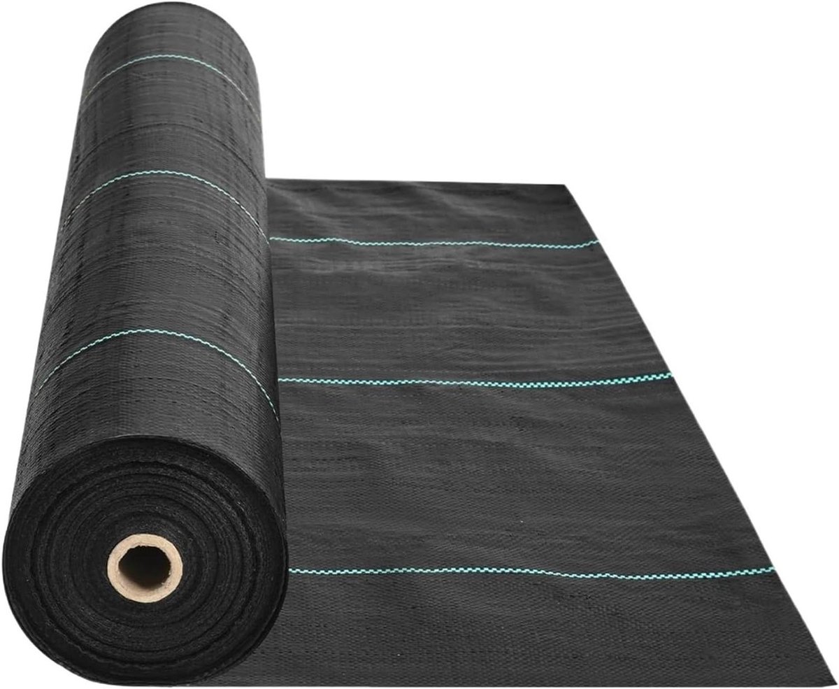 Onkruiddoek Robuust - Tuindoek Bodemdoek - Onkruid Bestrijden - Vochtvasthoudend - 6 x 300 ft - Zwart