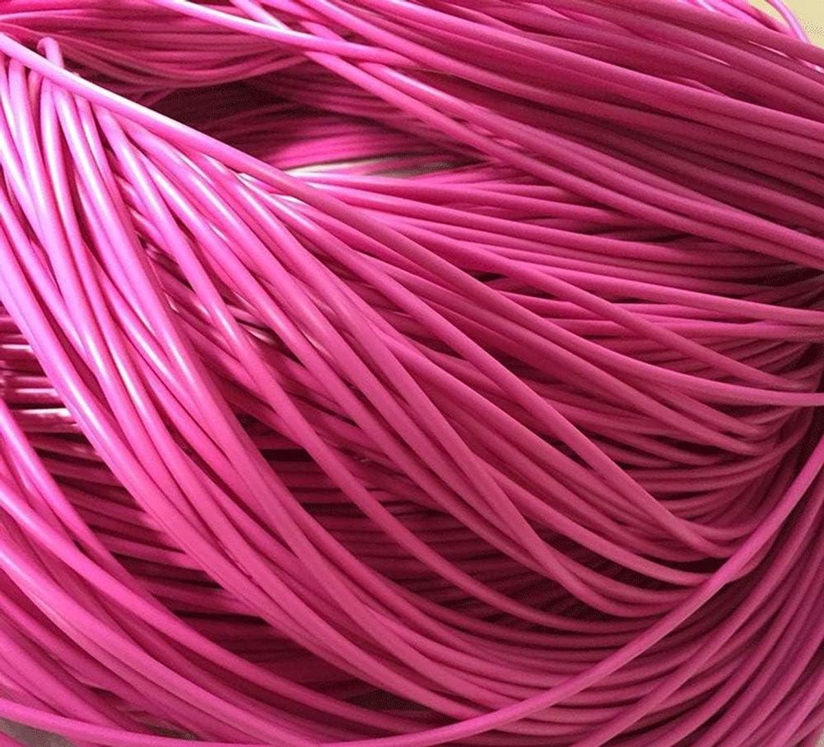 Synthetisch Rotan - Vlechtmateriaal - Meubels Repareren - Waterproof Duurzaam - 500g 70 Meter - Rozenrood