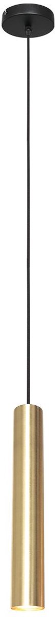 Hanglamp Tubel 3867ME messing pendellamp met verstelbare hoogte, metalen uitvoering en dim to warm verlichting - Steinhauer