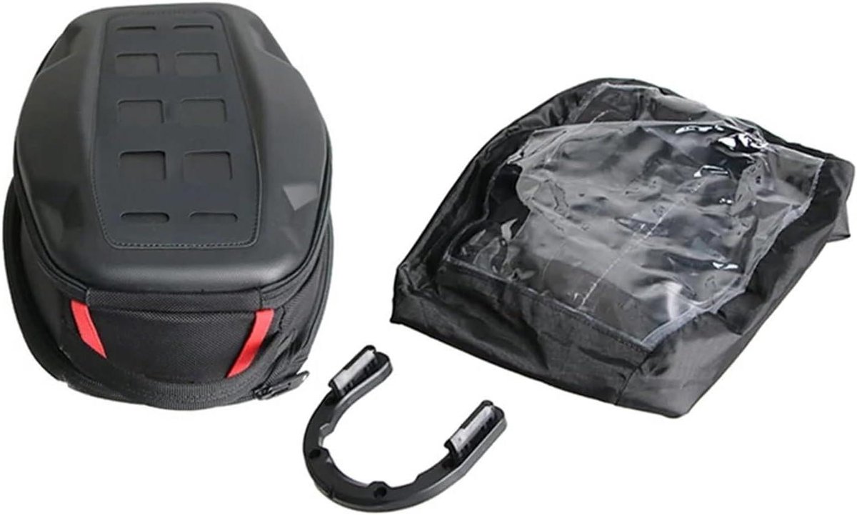 Motorfiets Tanktas - Bagage Opslag - Veilig Vervoeren - Magnetische Quick Lock - 5-8L Capaciteit - Zwart