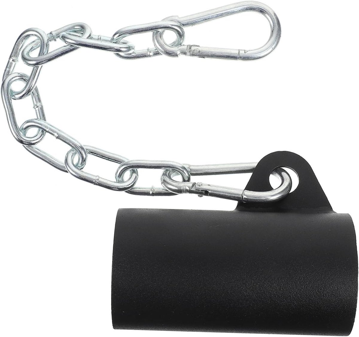 Fitness Hulpstuk - Barbell Accessoire - Kracht Training - Verstelbare Ketting - 41 x 11.5 cm - Zwart