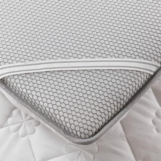 Oprolbare Matras - Draagbare Bedden - Comfortabel Slapen - Ergonomisch Ontwerp - 150 x 200 cm - Wit — afbeelding 5