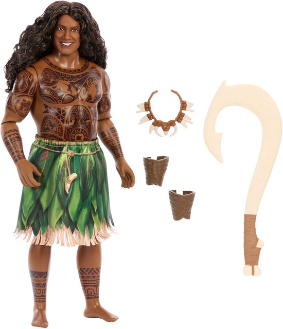 Disney Vaiana Maui Pop met outfit die aan en uit kan en 4 accessoires - Geïnspireerd op live-actionfilm van Disney — afbeelding 4