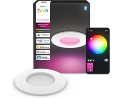 Philips Hue dunne LED inbouwspot - badkamerverlichting - GU10 fitting - bevat 1 inbouwspot -…