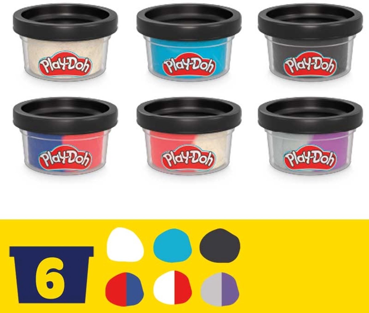 Play-Doh Marvel Heldenavonturen Speelset - Boetseerklei - Inclusief 3 figuren - Spider-Man - Black Panther - Captain America — afbeelding 5