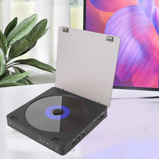 Dvd Speler - Regiovrij Speler - Films Kijken - Foutcorrectie - 15.1 cm - Zwart — afbeelding 4