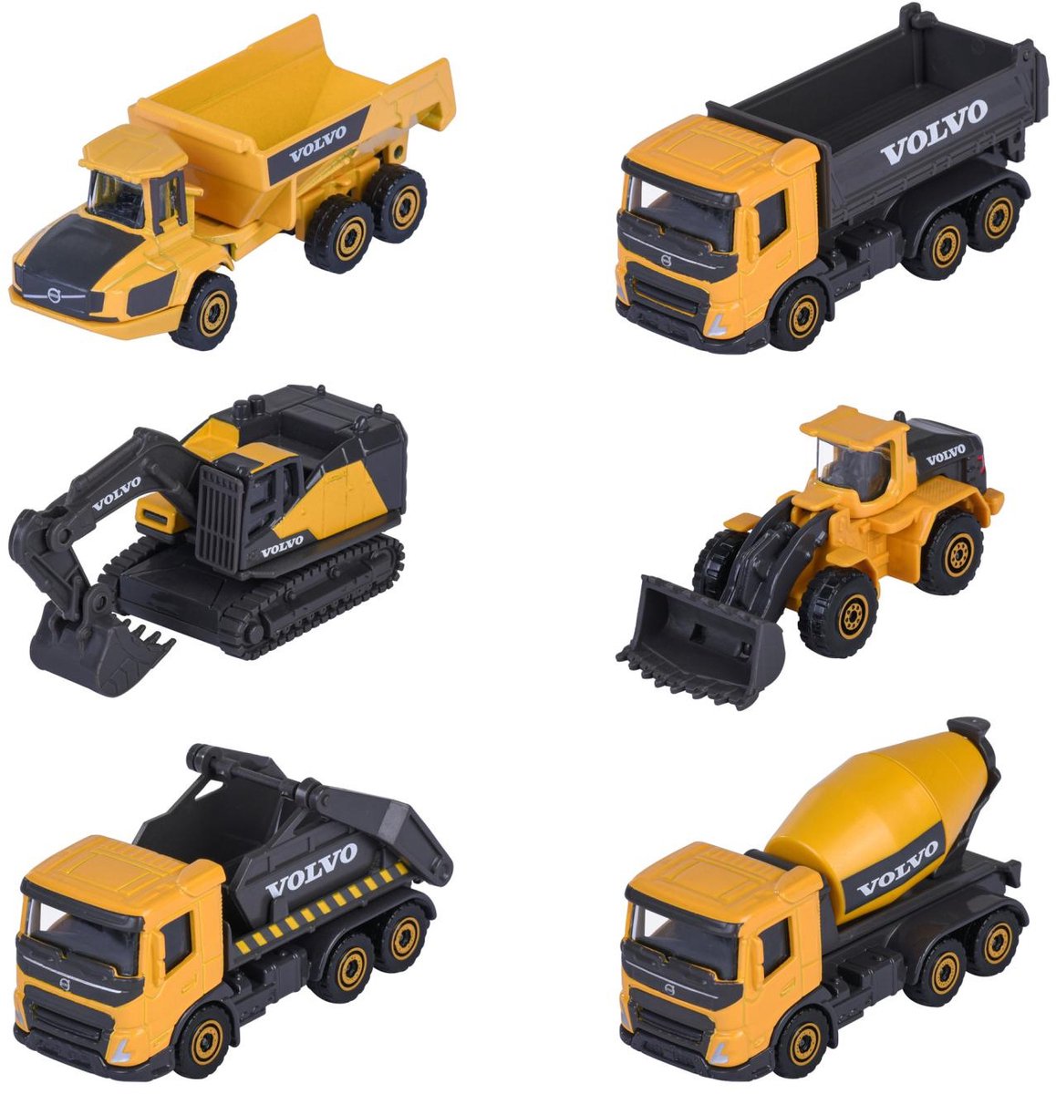 Majorette volvo construction 3 pieces set
