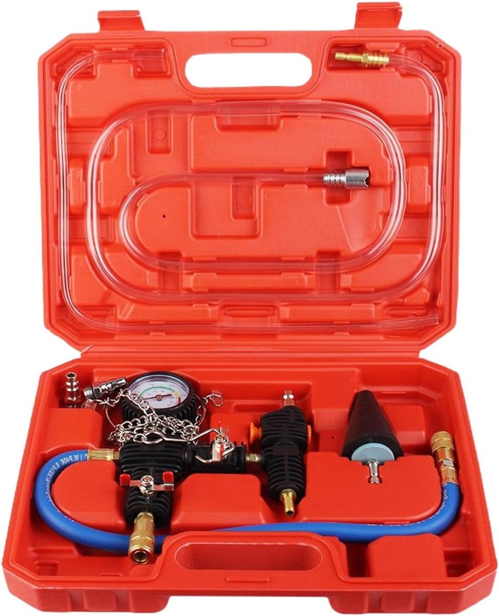 Koelmiddel Tester - Lekdetector Vulmeter - Koelsysteem Onderhoud - Robuuste Legering - 28 cm Pakket - Uniek