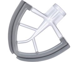 Mengspatel Geschikt voor KitchenAid 4.5/5 blender, dubbele siliconen rand, mengspatel, mengkopaccessoire - wit