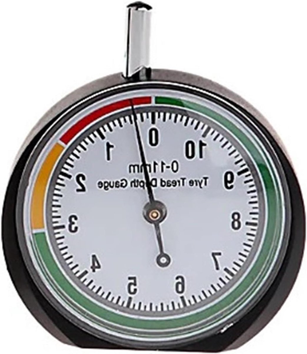 Bandenprofieldieptemeter - Meetinstrument - Veiligheid Rijden - Roestvrij Staal - 23*5*6cm - Zilver