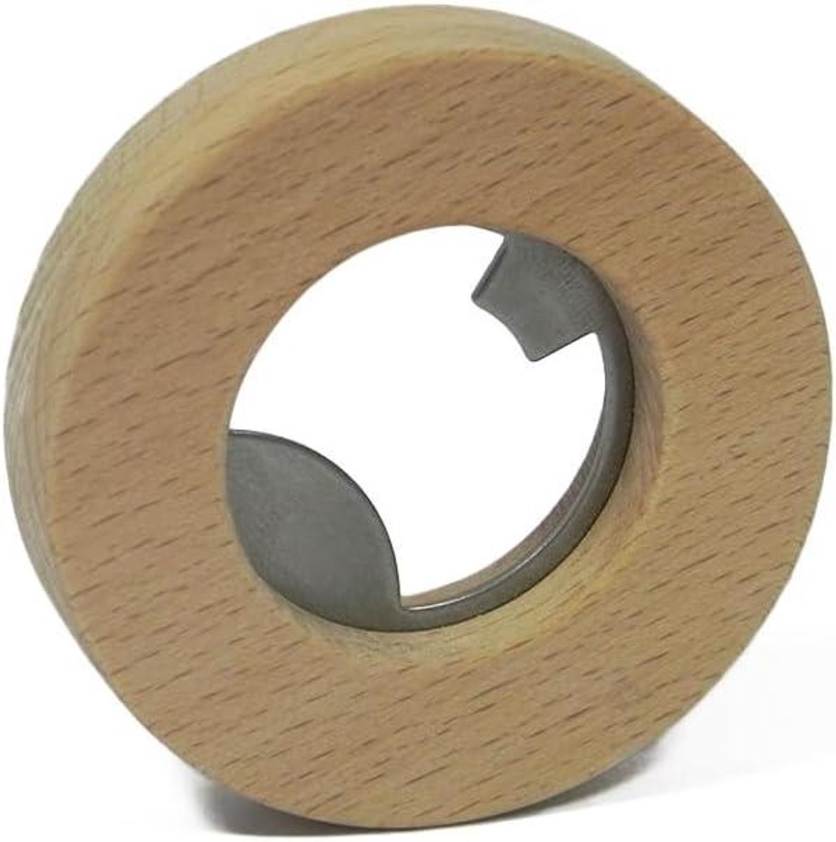 Wooden World - Drank- en bieropener, flesopener - rond