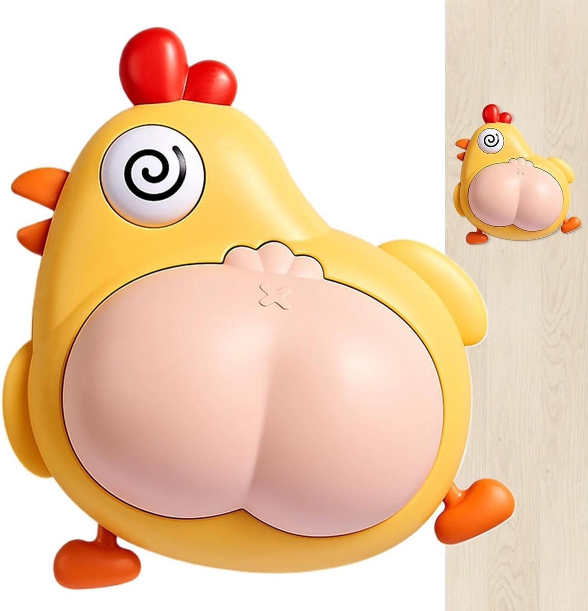 High Jump Counter - Height Bouncer with Voice Chicken Shape Measuring Clicker | Exercise Touch Vertical Jump Trainer, Fitness Measurement for Practice Competition Aged 3+