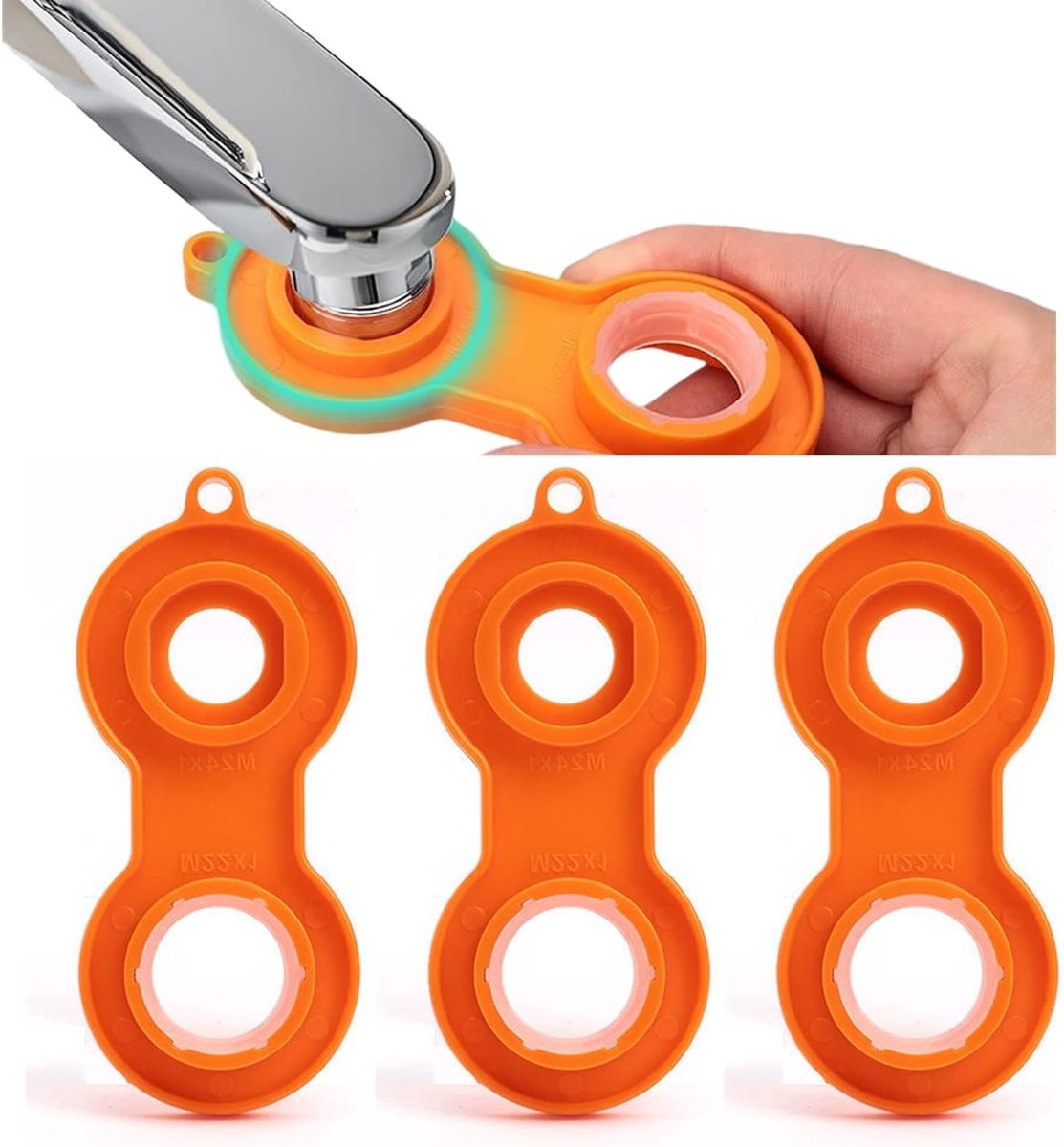 Universele Perlator Sleutel Set (3 Stuks) voor Kraanbeluchters M20 t/m M28 - Montagegereedschap