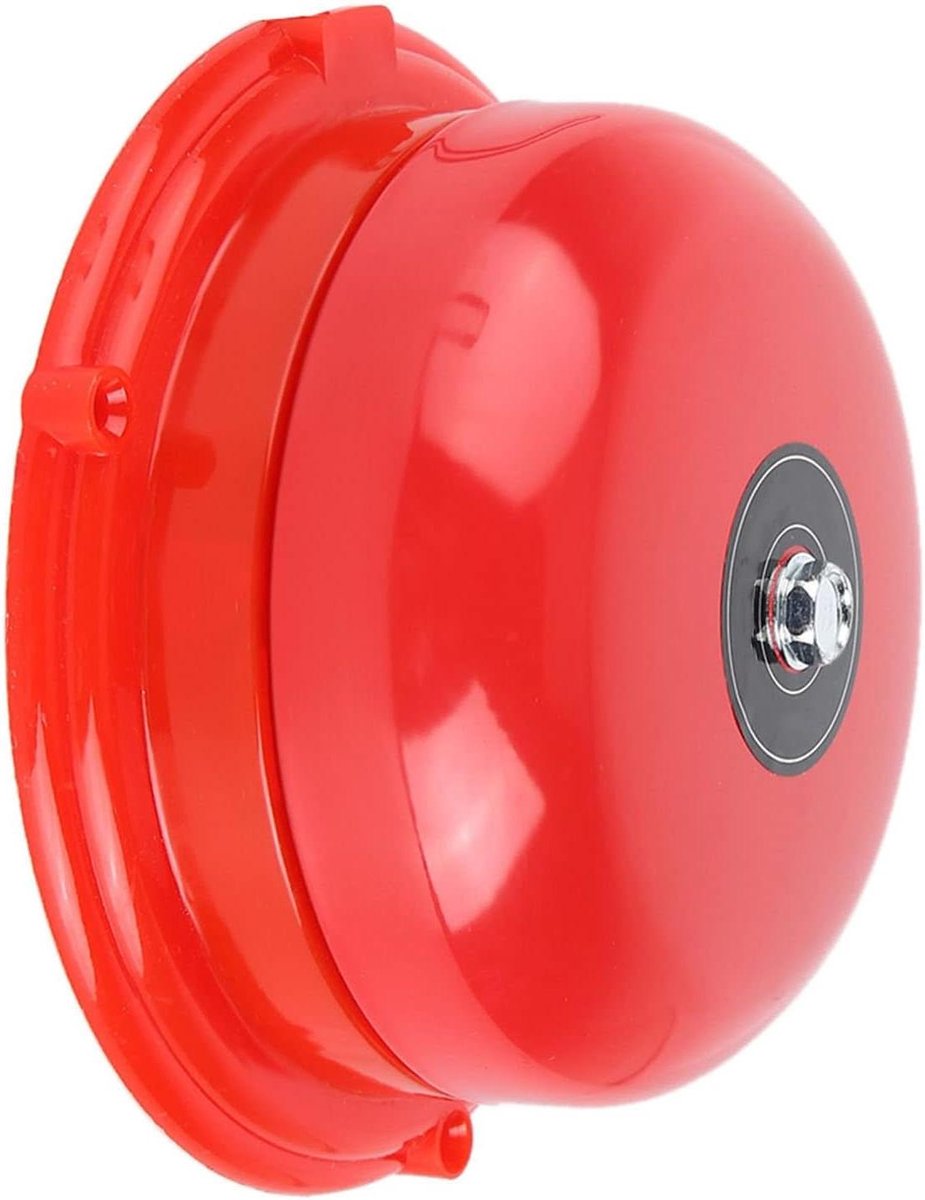 Elektrisch Alarm - Luid Signaal - Veiligheid Vergroten - 100 dB Geluid - 4 Inch - Rood