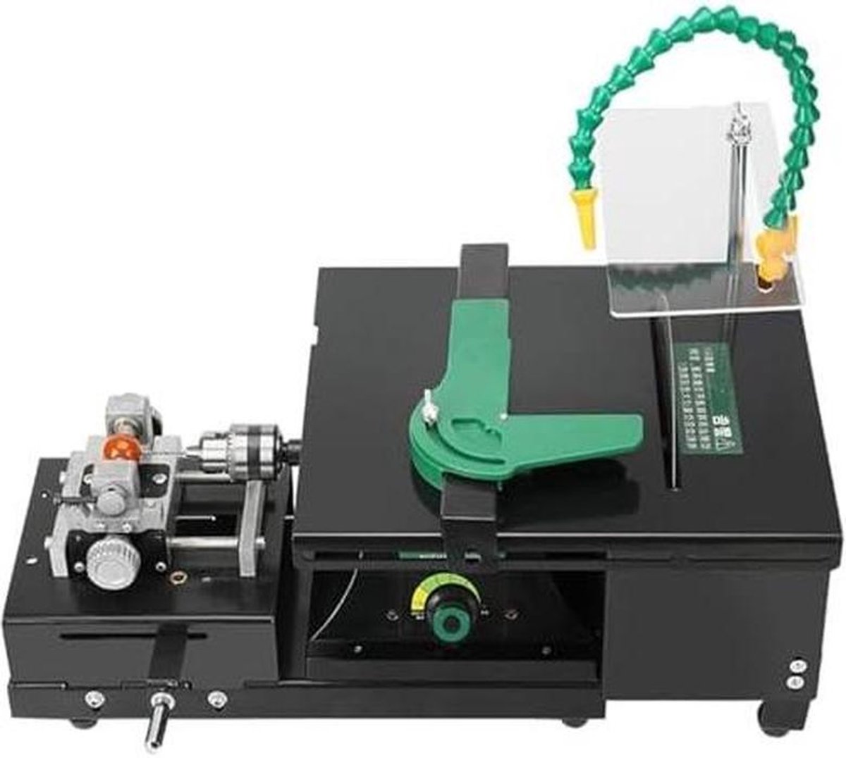 Mini Tafelzaag Polijstmachine - Draaibank Gereedschap - Sieraden Maken - Flexibele As - 10.4 x 8.7 x 5.3 inch - Metaal