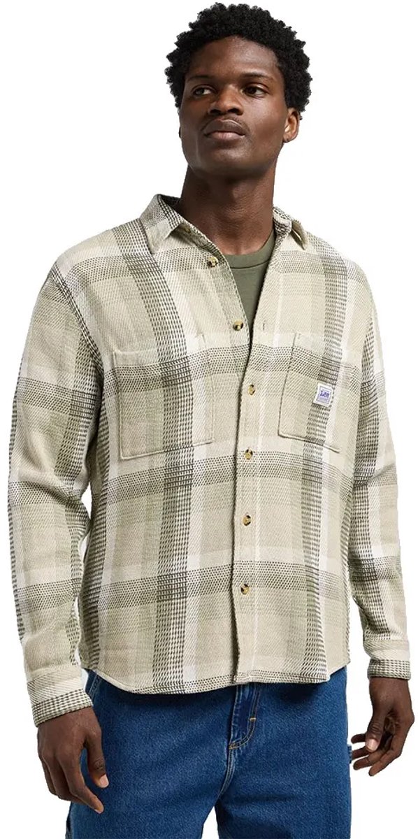 Lee Workwear 2.0 Overhemd Met Lange Mouwen M Man Oak Moss Plaid