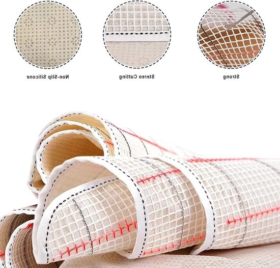 Button Hook Tapijtset voor DIY Projecten - Knopen Haken, Borduren en Thuisdecoratie 60 x 42 cm (Blauwe Ogen) van Merkloos — afbeelding 2