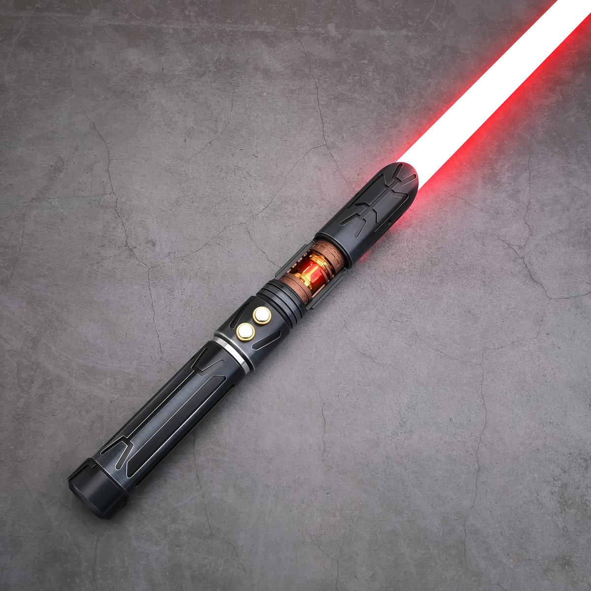 Raddsaber Star Wars Lightsaber HUNTER NEW GEN! 2026 - Zilver - Stalen Lichtzwaard - (RGB S16) Kleuren - Flash on clash - Zwaai geluid - ignition Effects/beweging