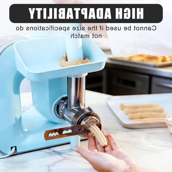 Biscuitvorm voor Creatief Bakken, 58 mm RVS Koekjespers, Accessoire voor Vleesmolens en Bakmachines, Perfect voor Thuisgebruik — afbeelding 4
