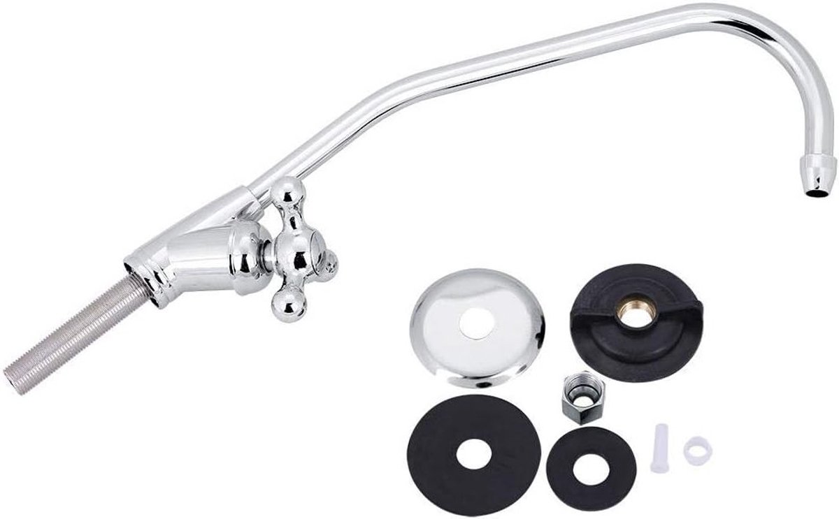 Kraan voor omgekeerde osmose, 1/4 inch, chroom afgewerkte drinkwaterfilter, geschikt voor alle waterfiltersystemen en osmose-installaties, ideaal voor schoon drinkwater