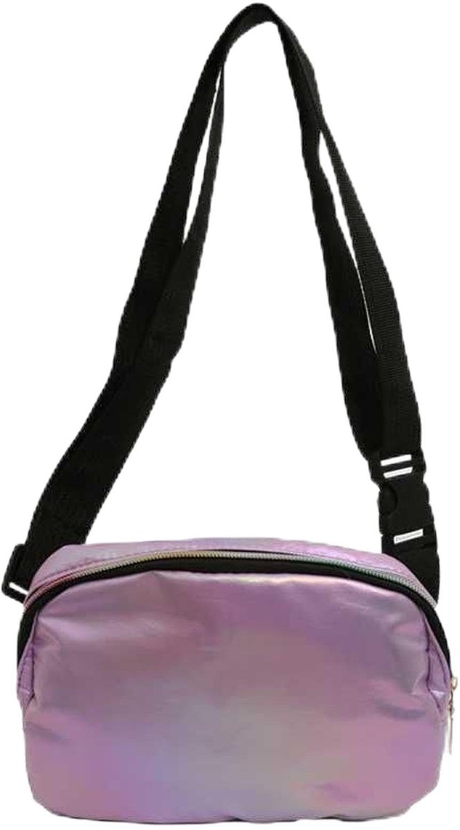 Store_8 - Heuptas voor dames - Uniseks - Waterdicht - Paars - Hologram-effect - Modieuze heuptas voor festivals en reizen - Meer kleuren beschikbaar