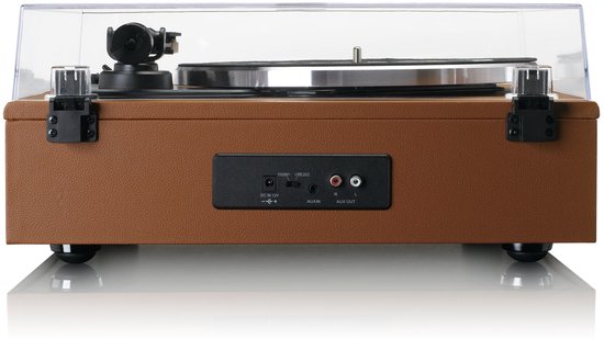Lenco Platenspeler met Bluetooth - Vier ingebouwde Speakers 40W RMS - LS-430BN - Bruin — afbeelding 3
