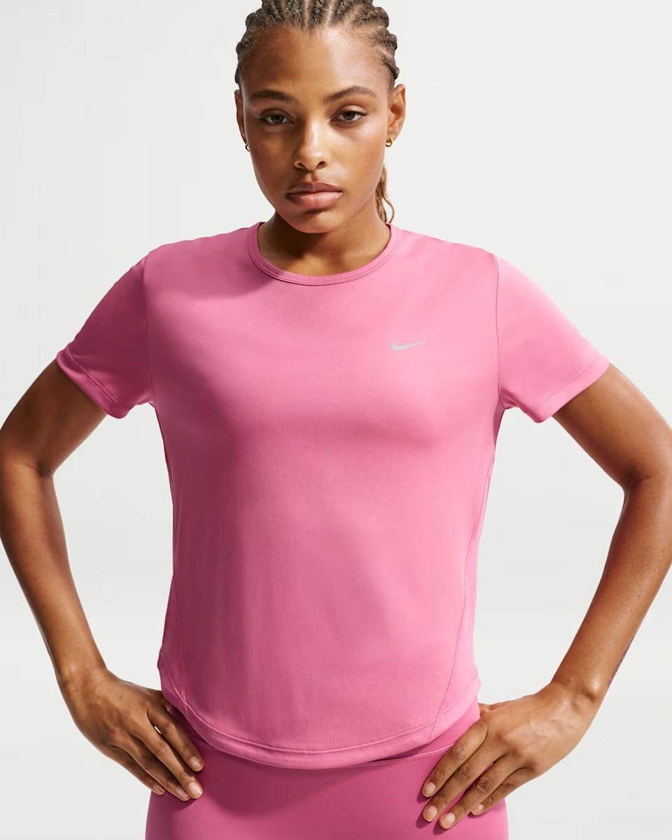 Tempo women’s dri-fit short-sl Hardloop t-shirt korte mouw zomer dames Rood