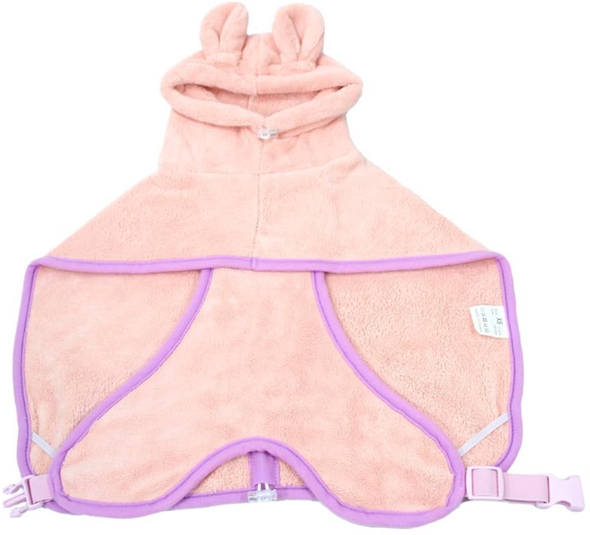 Seb3 - Dog Bathrobe - Hondendrogende Handdoek - Super Absorberend - Formaat S - Sneldrogend - Geschikt voor Honden en Katten - 1 Pcs