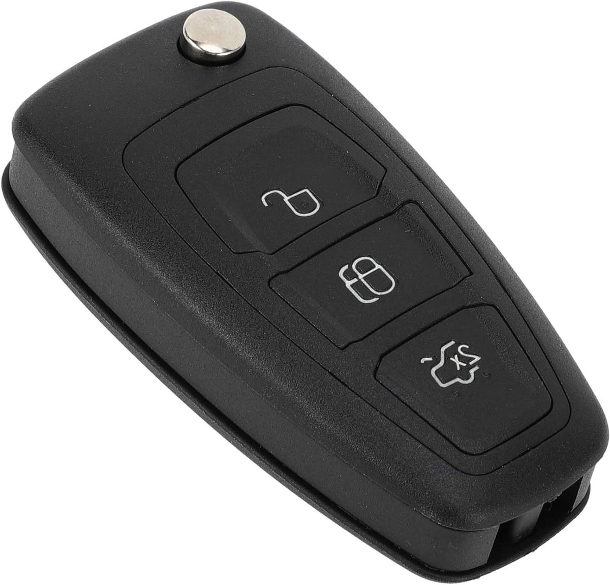 3 Knops Sleutelbehuizing voor Ford Fiesta, Kuga, Focus en Transit Connect - Vervangende Keyless Entry Behuizing met Hoogwaardige Kwaliteit
