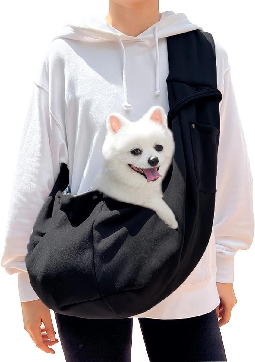 Honden- en Katentas met Schouderbanden, Geschikt voor Dieren tot 7.5 kg, Ideaal voor Wandelen en Winkelen met Zijvakken
