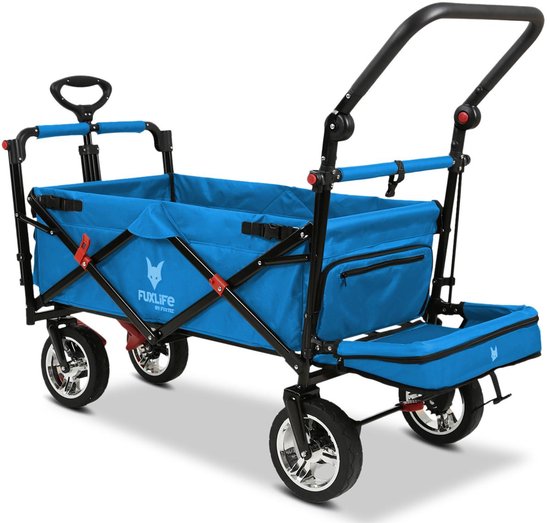 FUXTEC Bolderkar CT800 - opvouwbaar - turkoois / blauw van FUXTEC — afbeelding 5