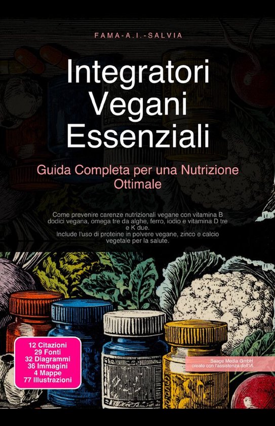 Integratori Vegani Essenziali: Guida Completa per una Nutriz ... - cover